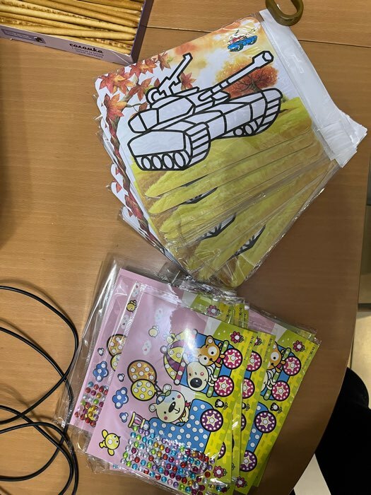 Фотография покупателя товара Аппликация круглыми стразами «Весёлый паровозик» - Фото 1