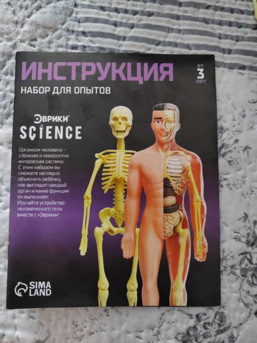 Фотография покупателя товара Набор для опытов «Строение тела», анатомия человека - Фото 9