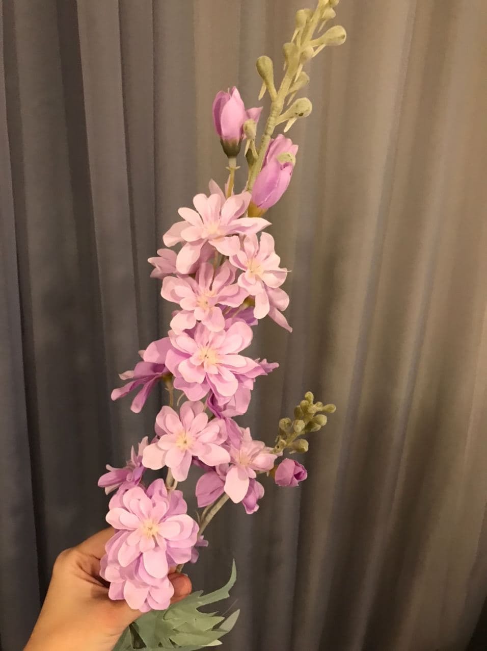 Фотография покупателя товара Цветы искусственные "Клематис" 6х80 см, сиреневый - Фото 2