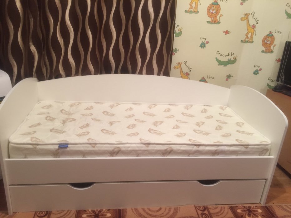 Фотография покупателя товара Кровать «Бейли», 700 × 1600 мм, с ортопедическим основанием, цвет белый - Фото 65