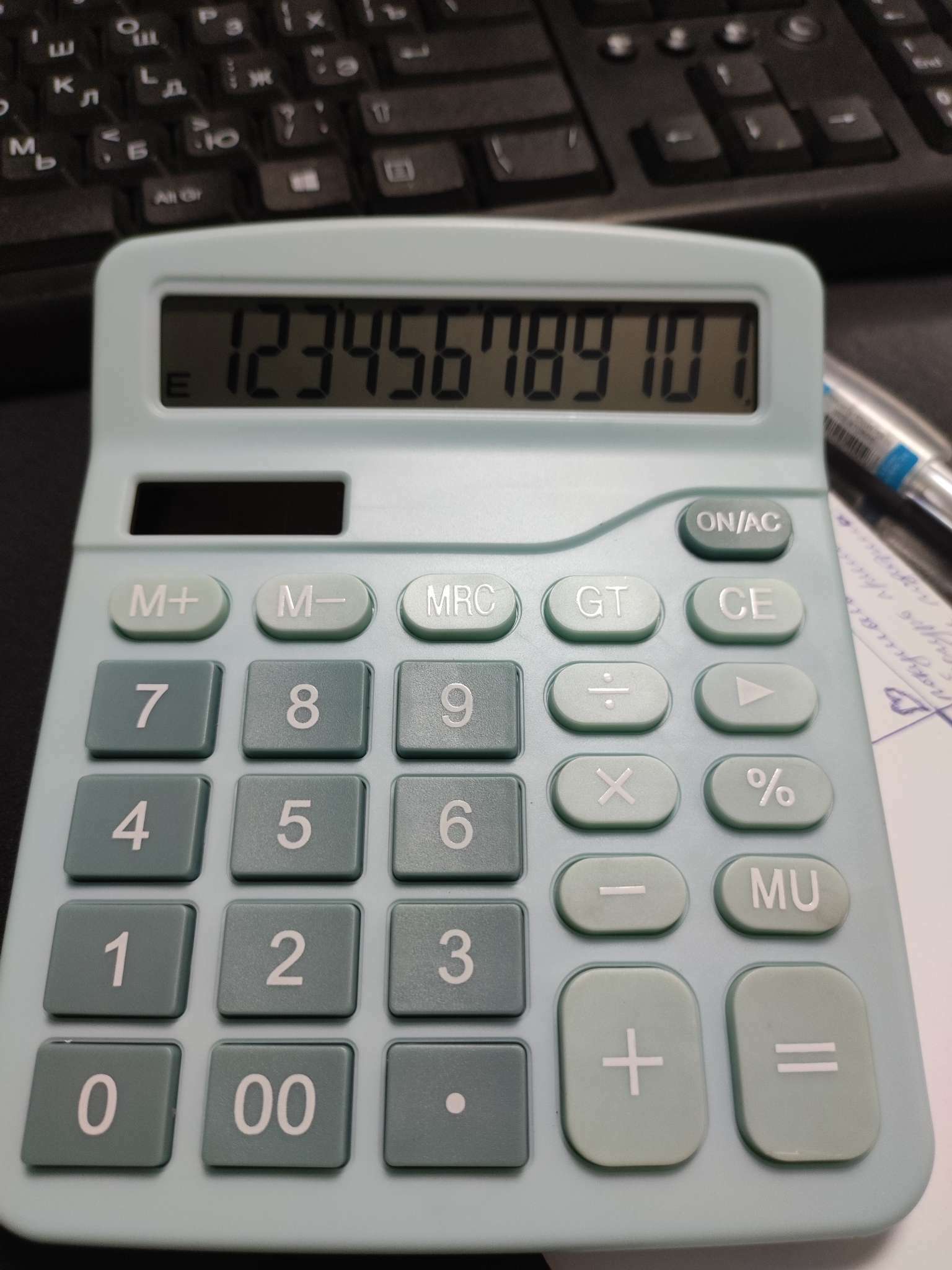 Фотография покупателя товара Калькулятор настольный 12-разрядный, МИКС - Фото 1