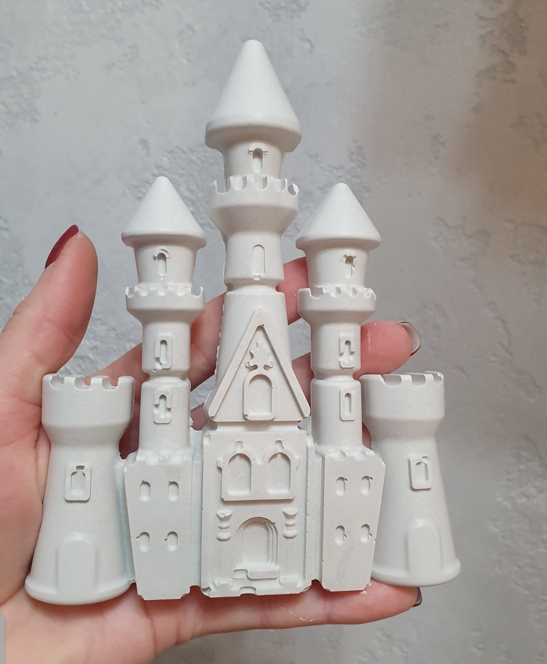 Фотография покупателя товара Молд Доляна «Сказочный замок», силикон, 15×12×2 см, цвет белый