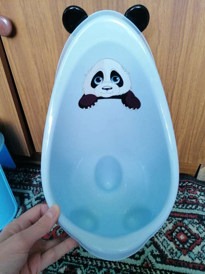 Фотография покупателя товара Писсуар детский «Панда», цвет белый - Фото 10