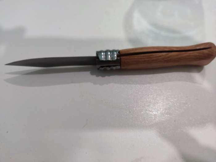 Фотография покупателя товара Нож складной "Мангуст" 19см, клинок 80мм/2мм, рукоять дерево - Фото 1