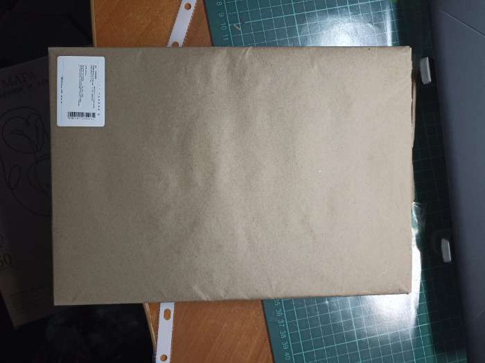 Фотография покупателя товара Крафт-бумага, 210 х 300 мм, 175 г/м2, набор 50 листов, коричневая/серая - Фото 1