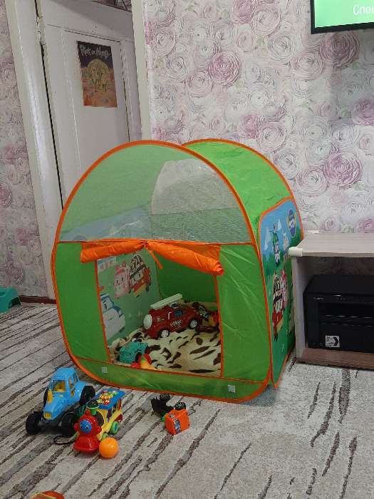 Фотография покупателя товара Игровая палатка «Робокар Поли», в чехле - Фото 1