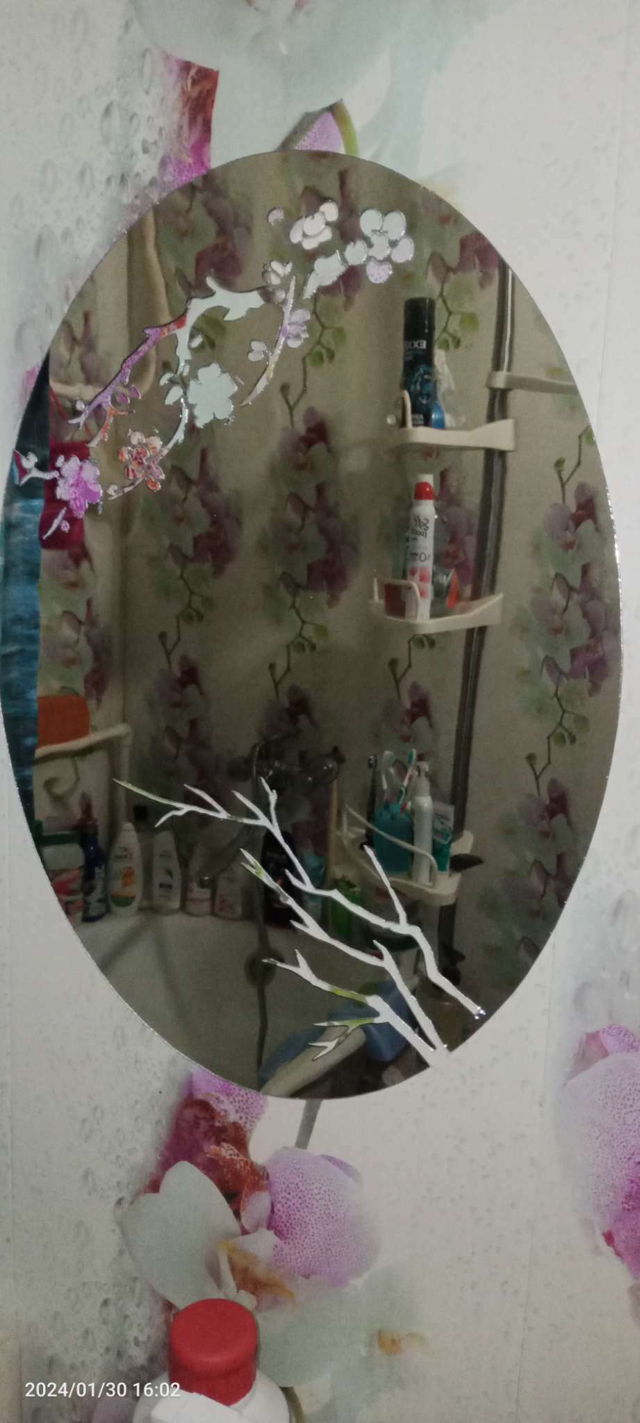 Фотография покупателя товара Зеркало настенное, наклейки интерьерные, зеркальные, декор на стену, панно 36.5 х 27 см - Фото 3