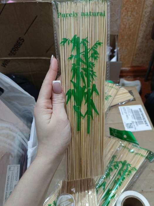 Фотография покупателя товара Шпажка бамбуковая 30 см, 90 шт