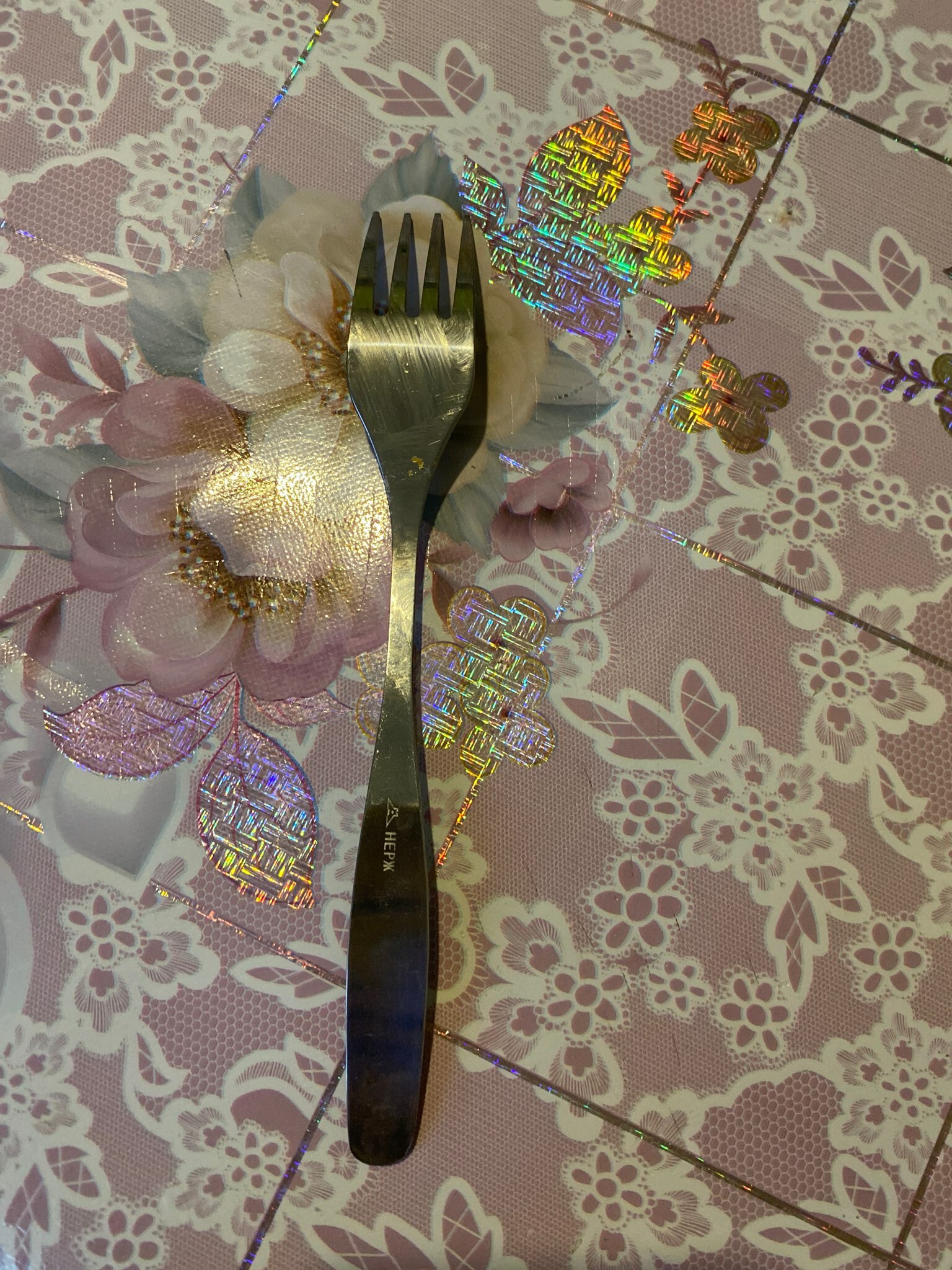 Фотография покупателя товара Вилка детская столовая «Антошка», длина 175 мм, толщина 2 мм, цвет серебряный - Фото 1