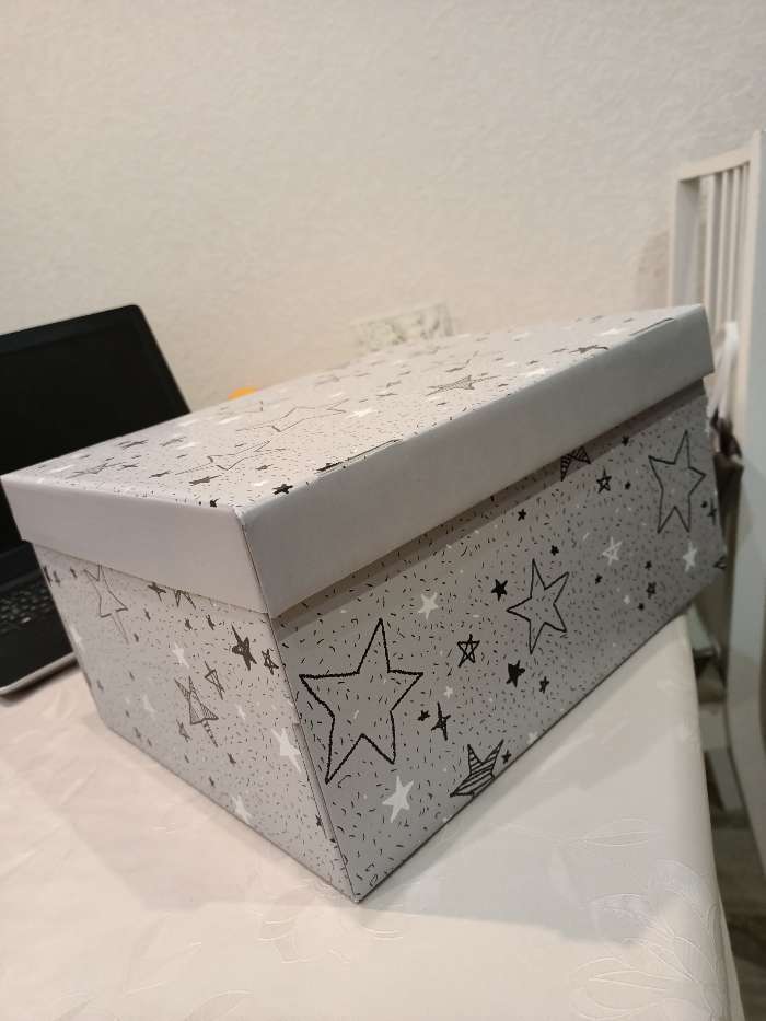 Фотография покупателя товара Коробка подарочная складная, упаковка, «Звёздные радости», 31,2 х 25,6 х 16,1 см - Фото 5