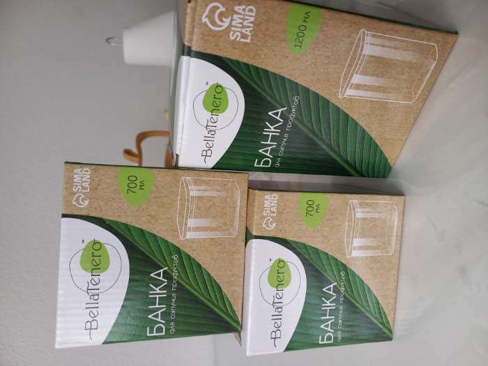 Фотография покупателя товара Банка стеклянная для сыпучих продуктов с бамбуковой крышкой BellaTenero «Эко. Квадратная», 1,2 л, 10×15,5 см - Фото 1