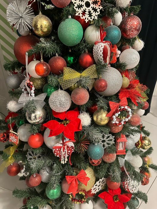 Фотография покупателя товара Новогодний декор «Пуансеттия», цвет красный - Фото 1