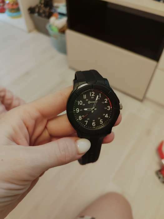 Фотография покупателя товара Часы наручные детские, d-4.5 см, ремешок силикон, 3 АТМ - Фото 2