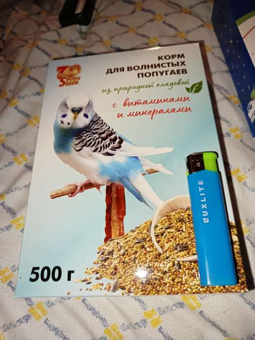 Фотография покупателя товара Корм Seven Seeds для волнистых попугаев, с витаминами и минералами 500 г - Фото 3