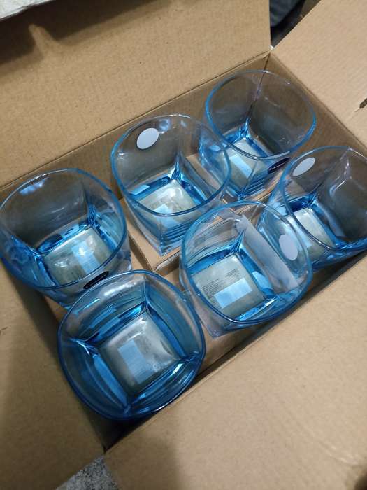 Фотография покупателя товара Стакан стеклянный низкий Luminarc STERLING, 300 мл, цвет голубой - Фото 2