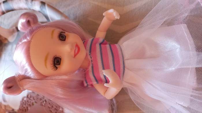 Фотография покупателя товара Кукла модная шарнирная «Лолита» с аксессуаром - Фото 6