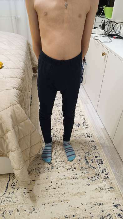 Фотография покупателя товара Кальсоны для мальчика (термо), цвет тёмно-синий, рост 156 см - Фото 2