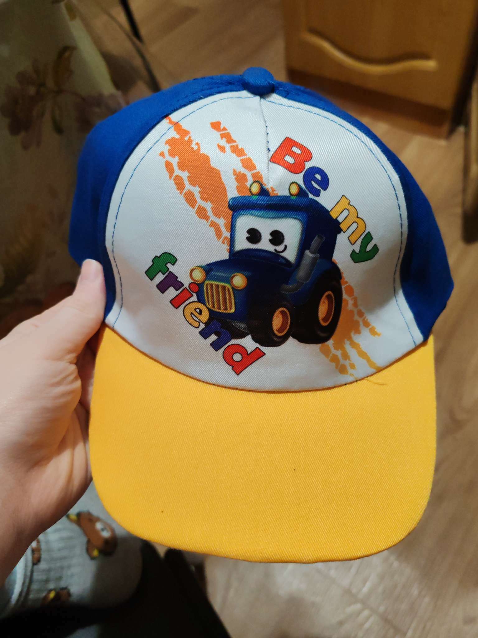 Фотография покупателя товара Кепка детская для мальчика Be my friend, р-р 54 - Фото 1