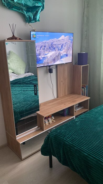 Фотография покупателя товара Зеркало настенное «Квадратики», на клеевой основе, акриловое, 15 шт., 15×15 см - Фото 1