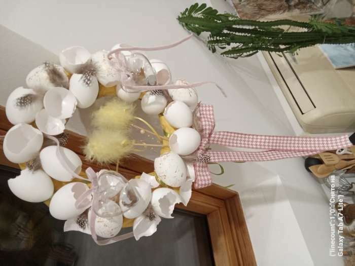 Фотография покупателя товара Набор перьев для декора 10 шт., размер 1 шт: 5 × 2 см, цвет коричневый с белым - Фото 2