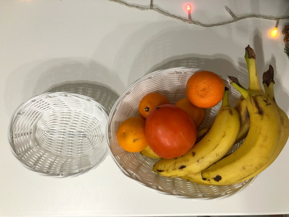 Фотография покупателя товара Корзинка для фруктов и хлеба Доляна «Молоко», 25×18×6,5 см