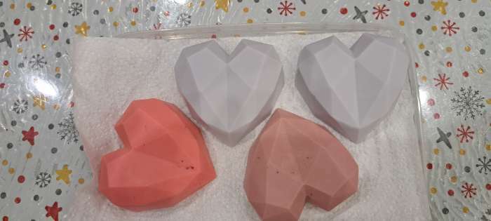 Фотография покупателя товара Форма для муссовых десертов и выпечки KONFINETTA «Сердце», силикон, 29×17×2 см, 8 ячеек, цвет белый - Фото 12