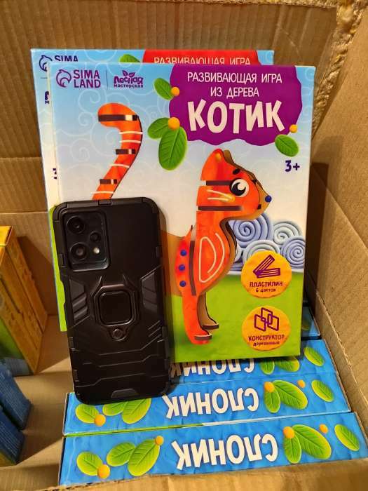 Фотография покупателя товара УЦЕНКА Развивающая игра из дерева «Кошечка» - Фото 1