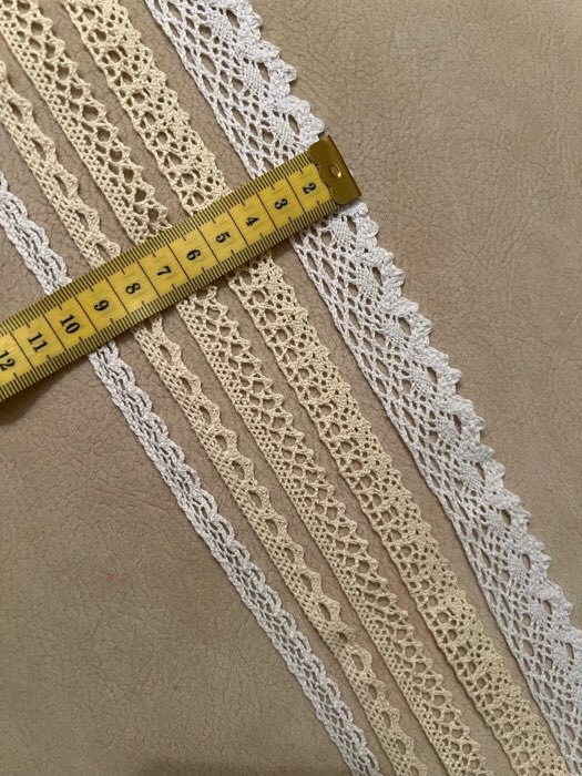 Фотография покупателя товара Кружево вязаное, 25 мм × 15 ± 1 м, цвет кипенно-белый - Фото 1