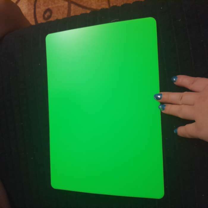 Фотография покупателя товара Доска для лепки пластиковая А4, Calligrata TOP «Яркое творчество», неон зелёный - Фото 2