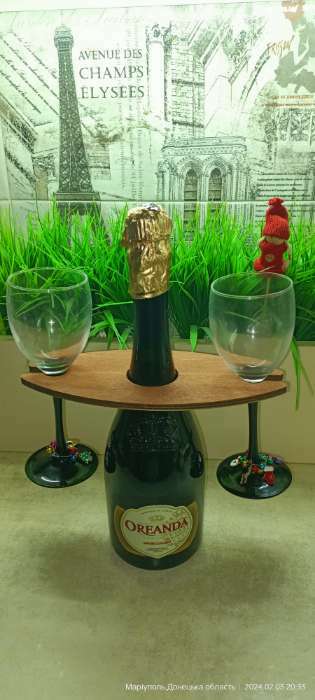 Фотография покупателя товара Подставка для вина «Эстетика», 17,5×8×8 см - Фото 1