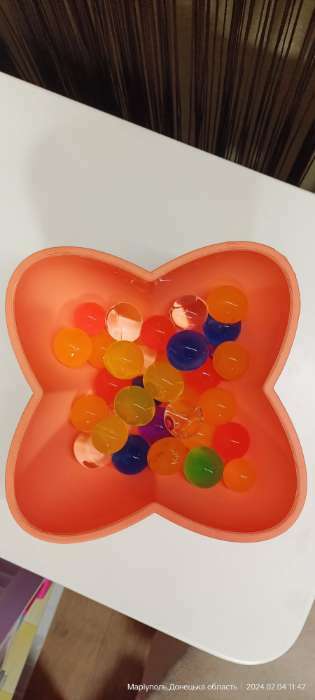 Фотография покупателя товара Детский набор для опытов «Растущие шарики-гиганты» (до 5 см в диаметре), 10 г