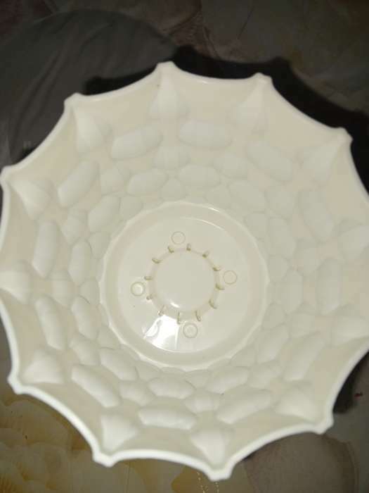 Фотография покупателя товара Горшок для цветов с поддоном «Wave», 2.5 л, d=17.5 см, серый - Фото 4