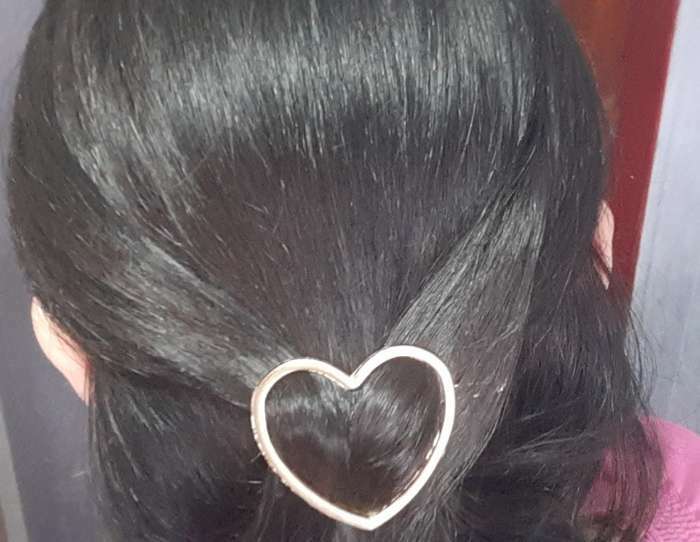 Фотография покупателя товара Заколка для волос формовая «Do what you love»