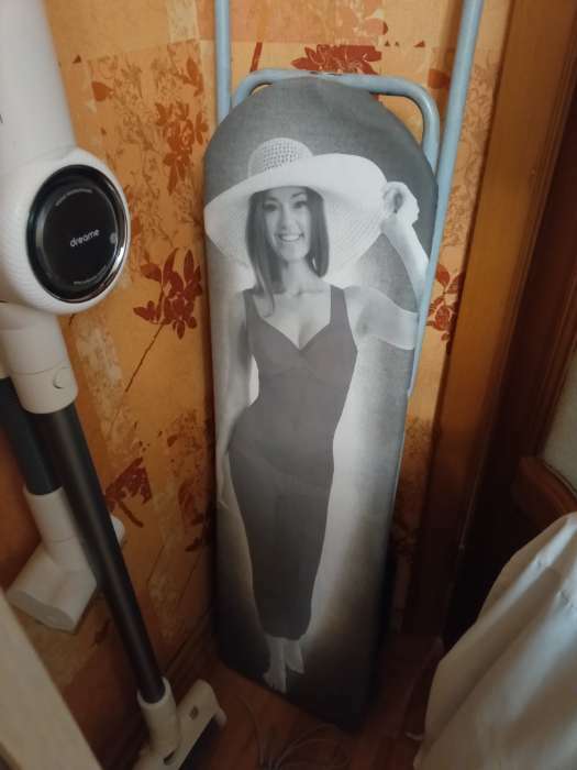 Фотография покупателя товара Чехол для гладильной доски с терморисунком GIRL, 145×46 см - Фото 1