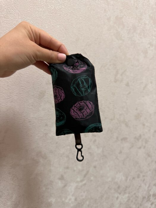 Фотография покупателя товара Сумка хозяйственная без застежки, складная, цвет серый/разноцветный - Фото 1