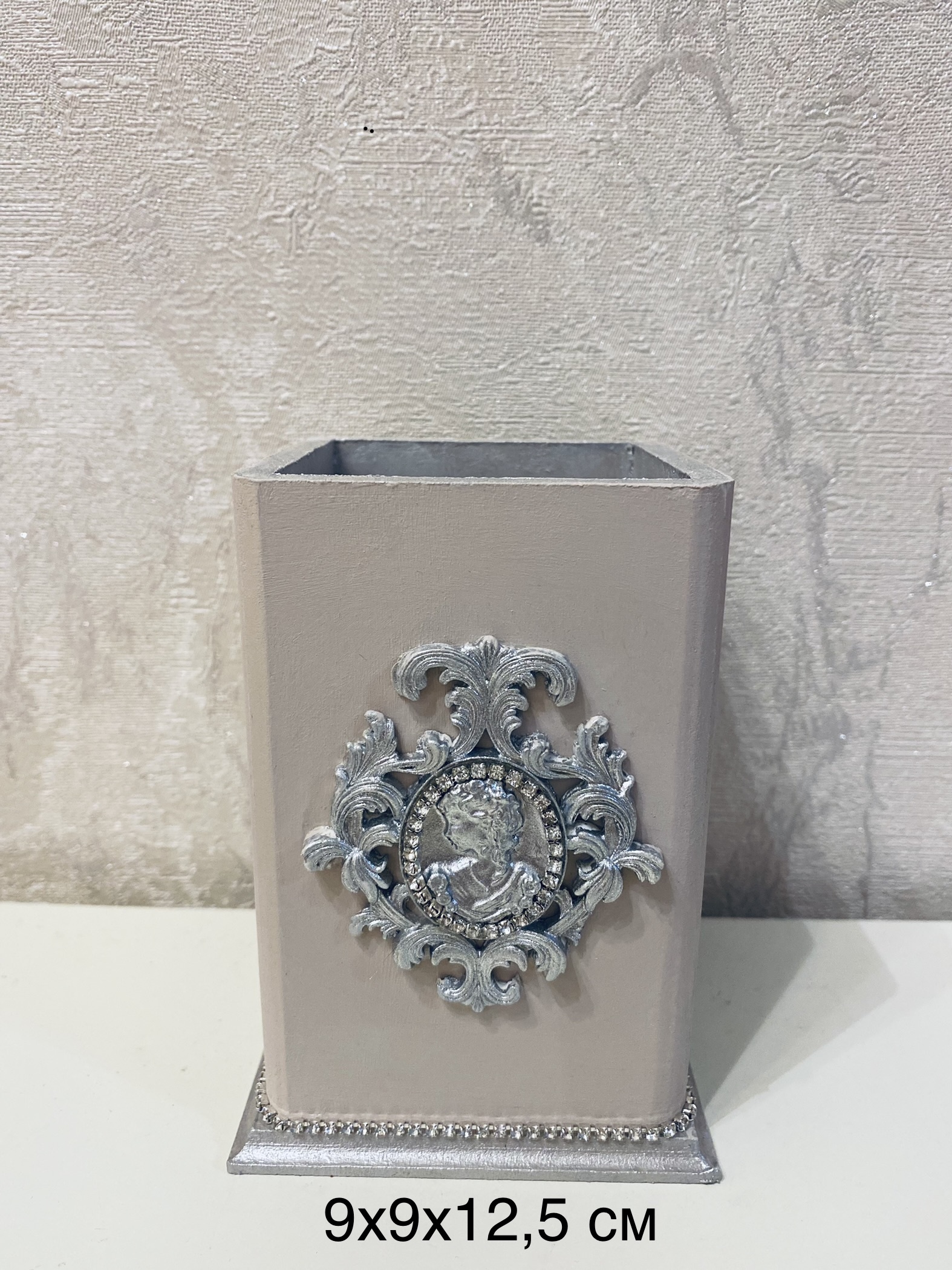 Фотография покупателя товара Карандашница для творчества 9х9х12,5 см - Фото 1