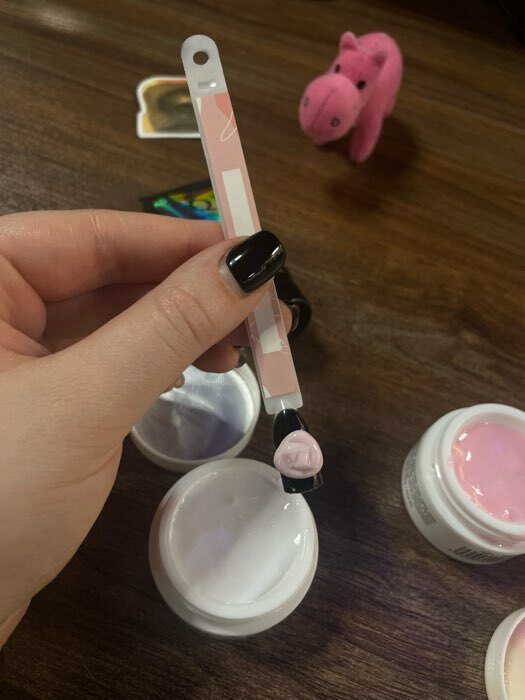 Фотография покупателя товара Гель-пластилин для декорирования ногтей, «KOMBI», 3-х фазный, 15мл, LED/UV, цвет розовый (003) - Фото 1