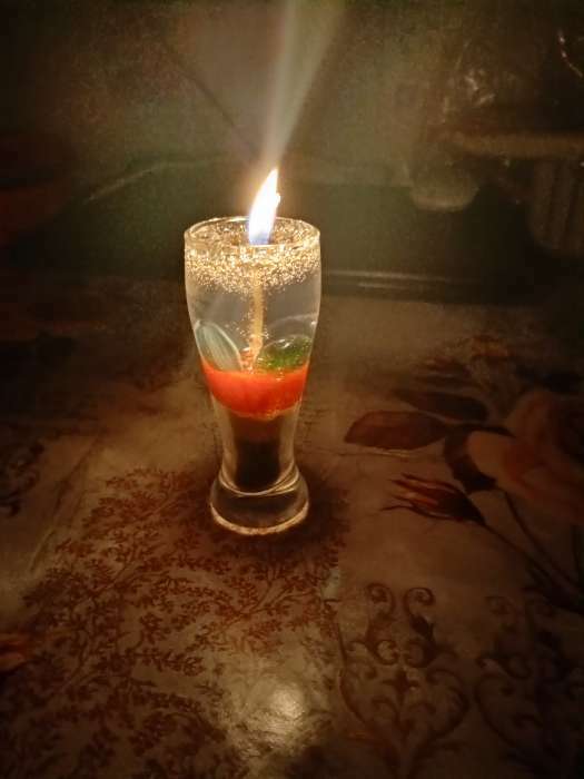 Фотография покупателя товара Набор для создания гелевых свечей «Фьюзинг декор» - Фото 2