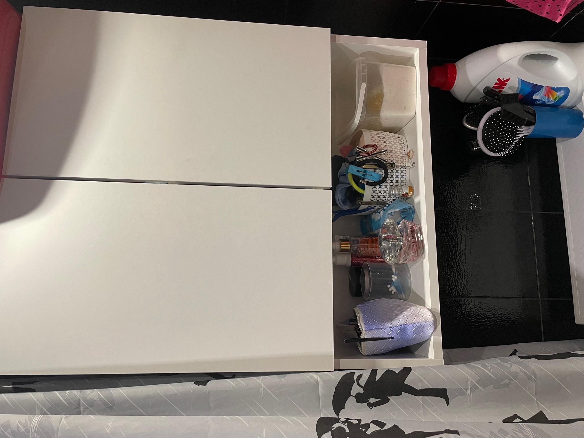 Фотография покупателя товара Шкаф навесной для ванной комнаты «Порто 60», 2 двери, 600×240×720 мм, цвет белый - Фото 5