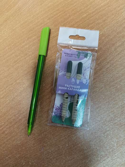Фотография покупателя товара Растущие подарочные карандаши mini "Голубая Ель + Сирень" набор 2 шт. - Фото 4