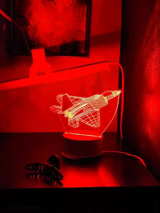 Фотография покупателя товара Светильник "Истребитель" LED RGB от сети RISALUX