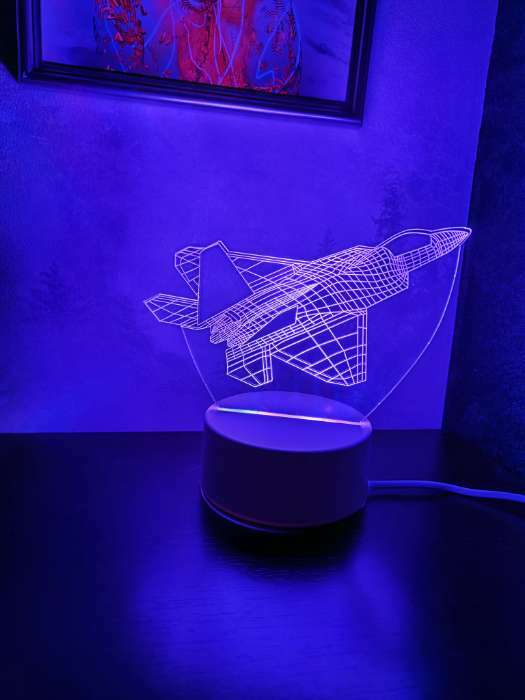 Фотография покупателя товара Светильник "Истребитель" LED RGB от сети RISALUX