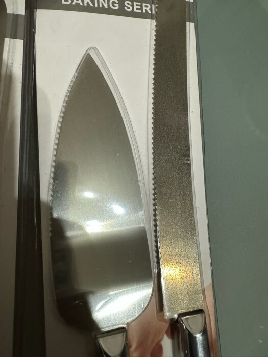 Фотография покупателя товара Набор кондитерский «Стиль», 2 предмета: лопатка 25 см, нож 31 см - Фото 1