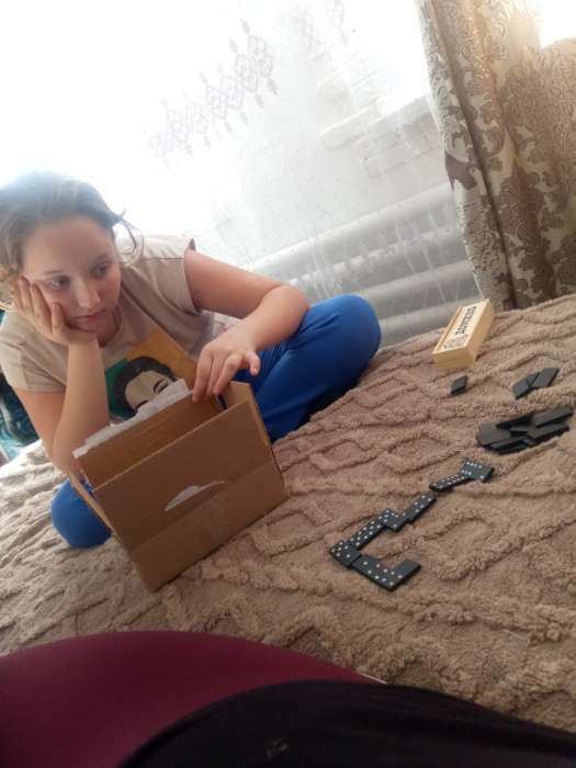 Фотография покупателя товара Домино классическое «Время игры», 28 шт. - Фото 9