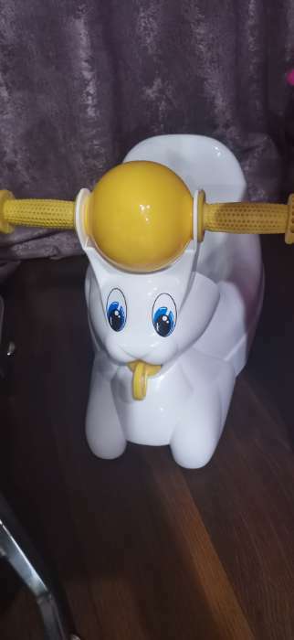 Фотография покупателя товара Горшок детский в форме игрушки «Зайчик Lapsi», цвет белый - Фото 1