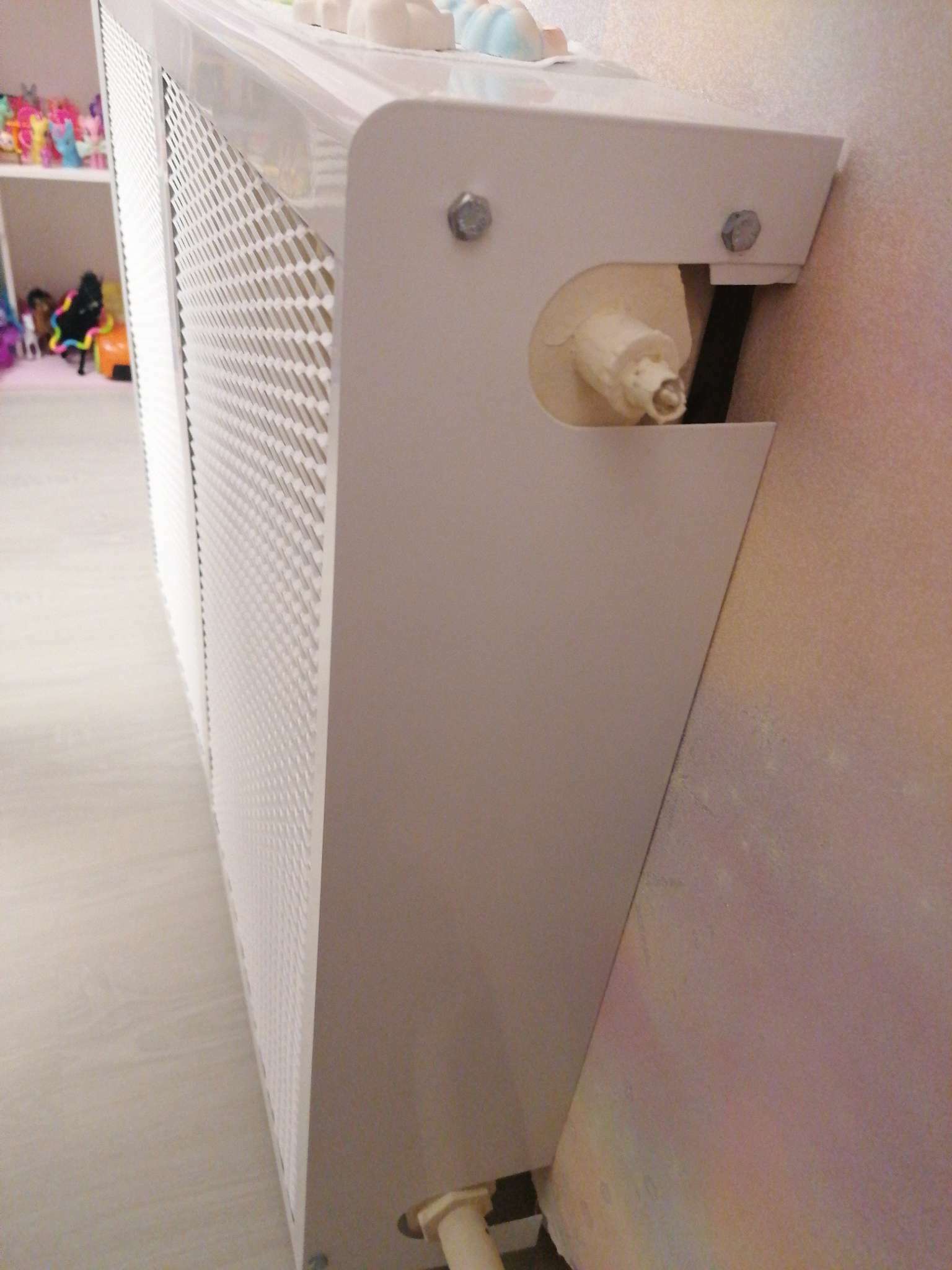 Фотография покупателя товара Боковина для экрана ZEIN, 610 мм, с прорезью для труб - Фото 1