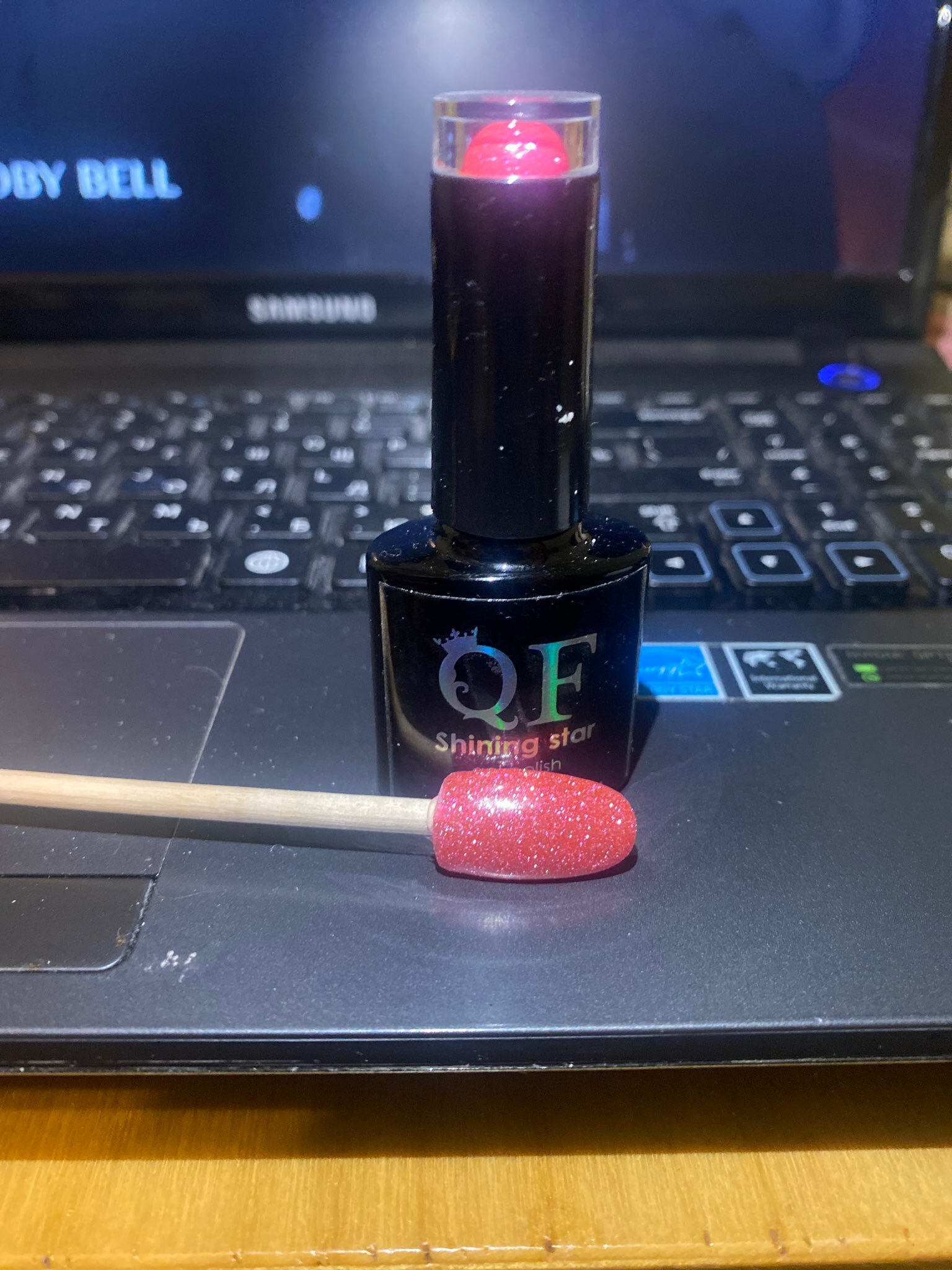 Фотография покупателя товара Гель лак для ногтей, «SHINING STAR», светоотражающий, 3-х фазный, 8мл, LED/UV, цвет красный (022) - Фото 9