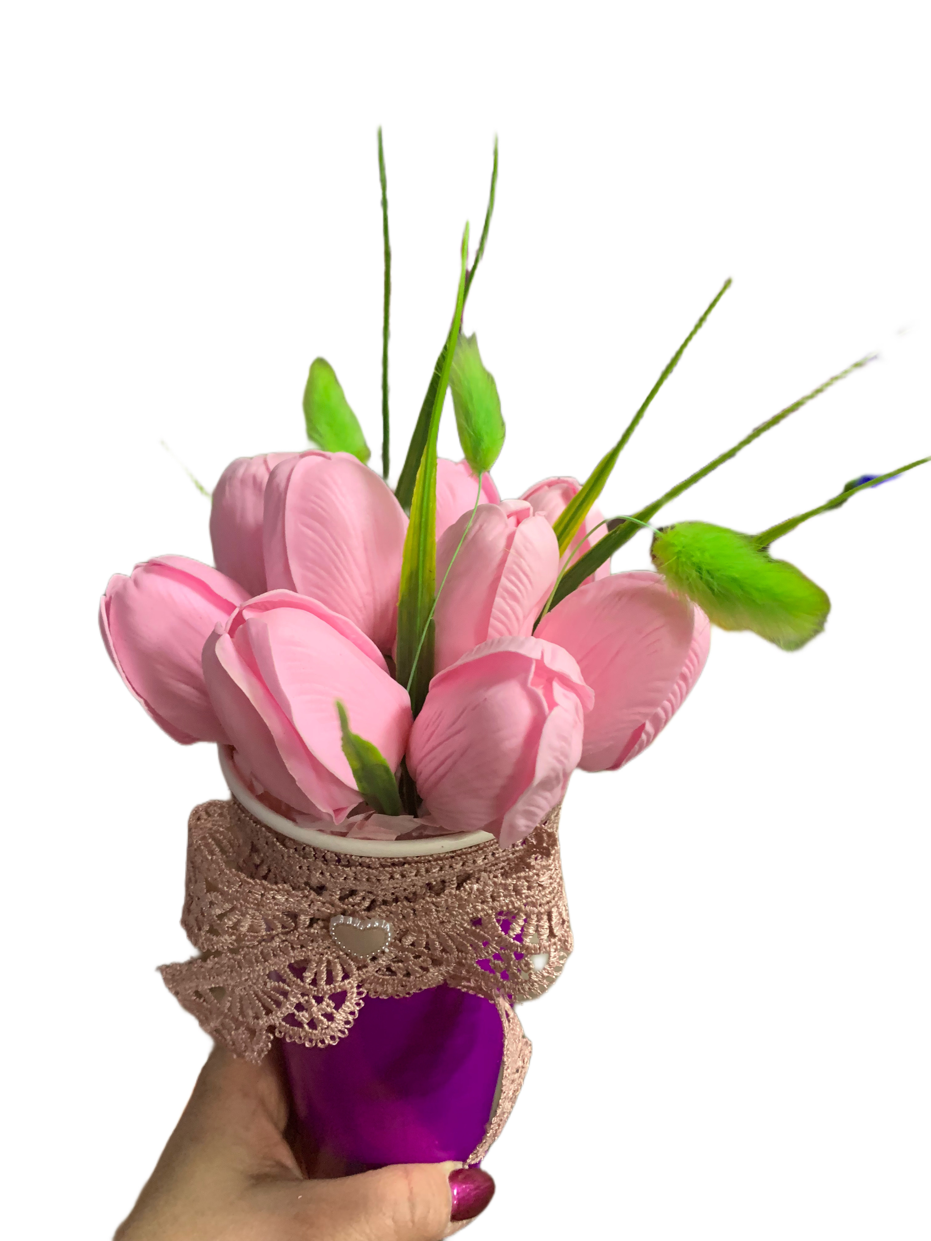 Фотография покупателя товара Мыльный тюльпан, розовый - Фото 1