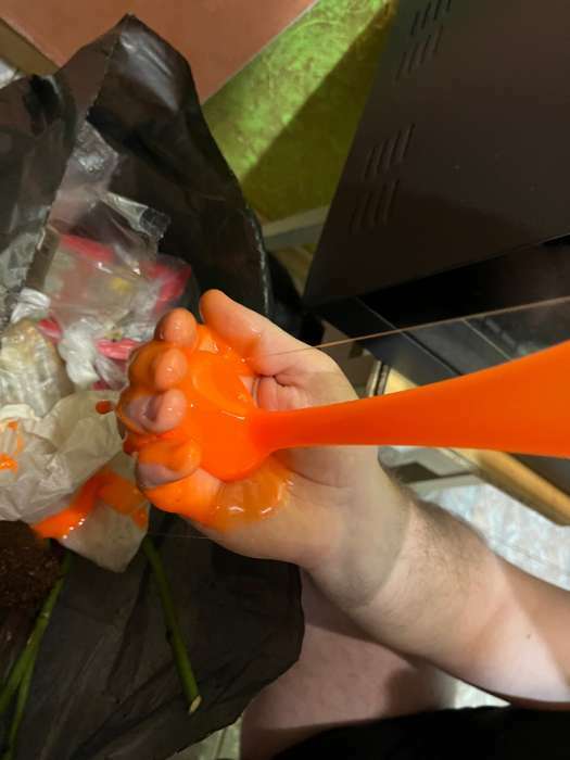 Фотография покупателя товара Автомобильный очиститель гель-слайм "лизун" Grand Caratt, оранжевый, 100 г