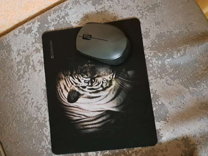 Фотография покупателя товара Коврик для мыши Defender Wild Animals 220x180x2 мм, МИКС - Фото 1